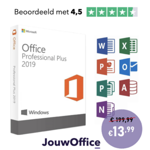 JouwOffice Microsoft Office 2019 goedkoop